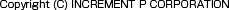 Copyright (C) INCREMENT P CORPORATION